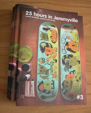 25hrs in Jeremyville #3 zine & 'Sketches from New York' Postcard book