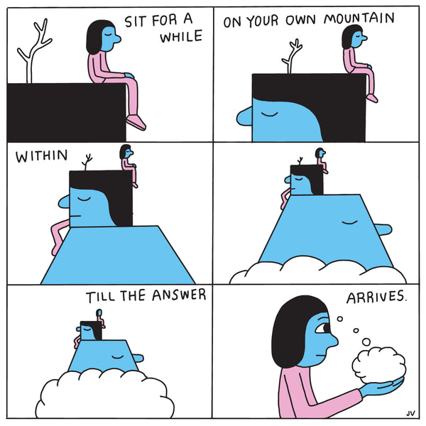 Sit For A While On Your Mountain Within (comic story)