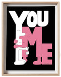 You and Me -  18 x 24 inch signed screenprint
