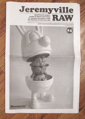 RAW #4 newspaper
