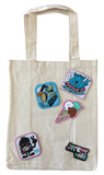 Tote With Patches - Style 3